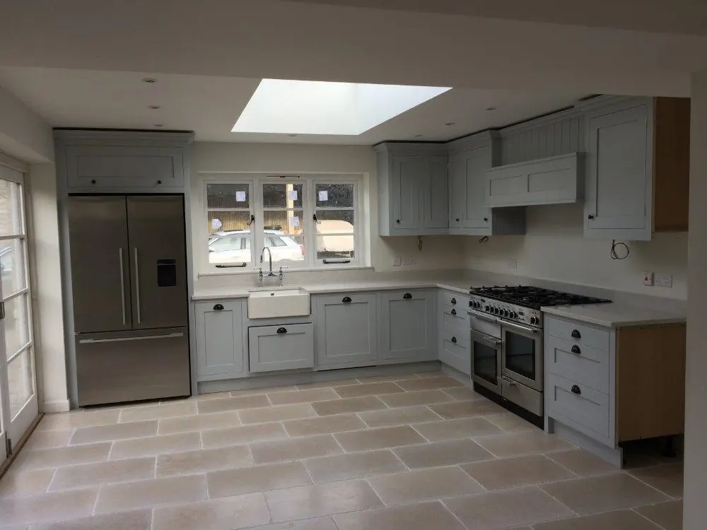 Cherwell limestone floor